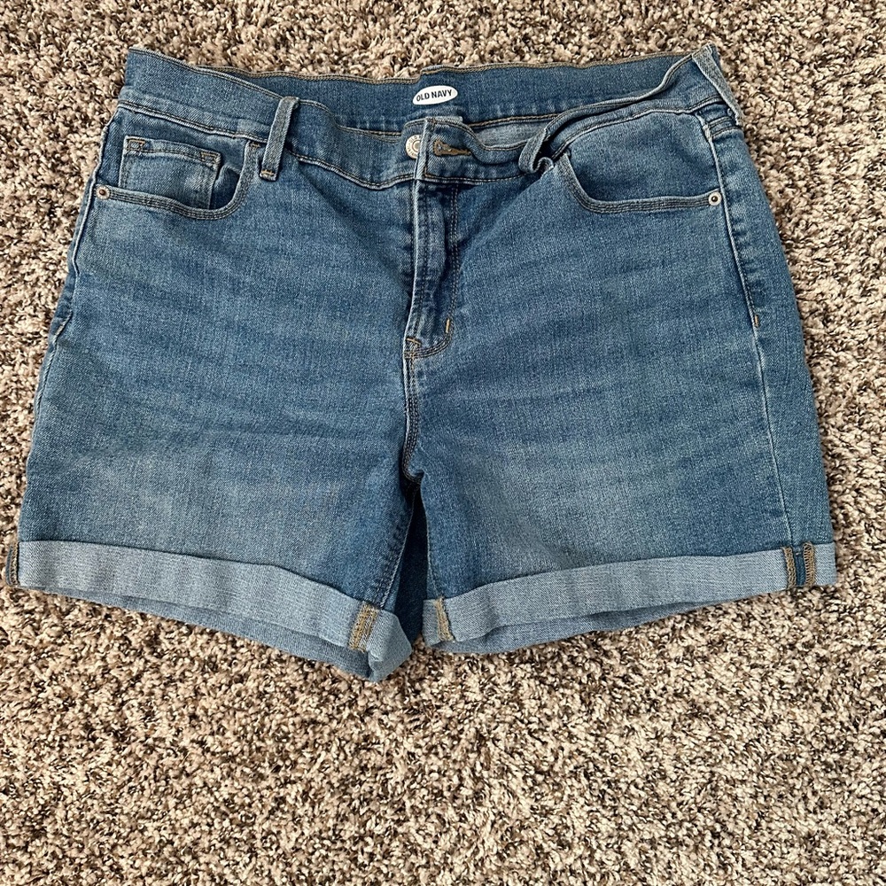 Denim shorts